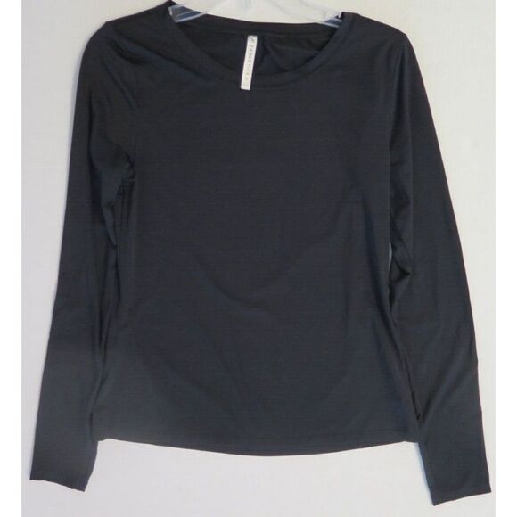 Fabletics LS2146119-0001 Women's Sz M Black Blake Dry-Flex Long Sleeve T-Shirt - Picture 5 of 6